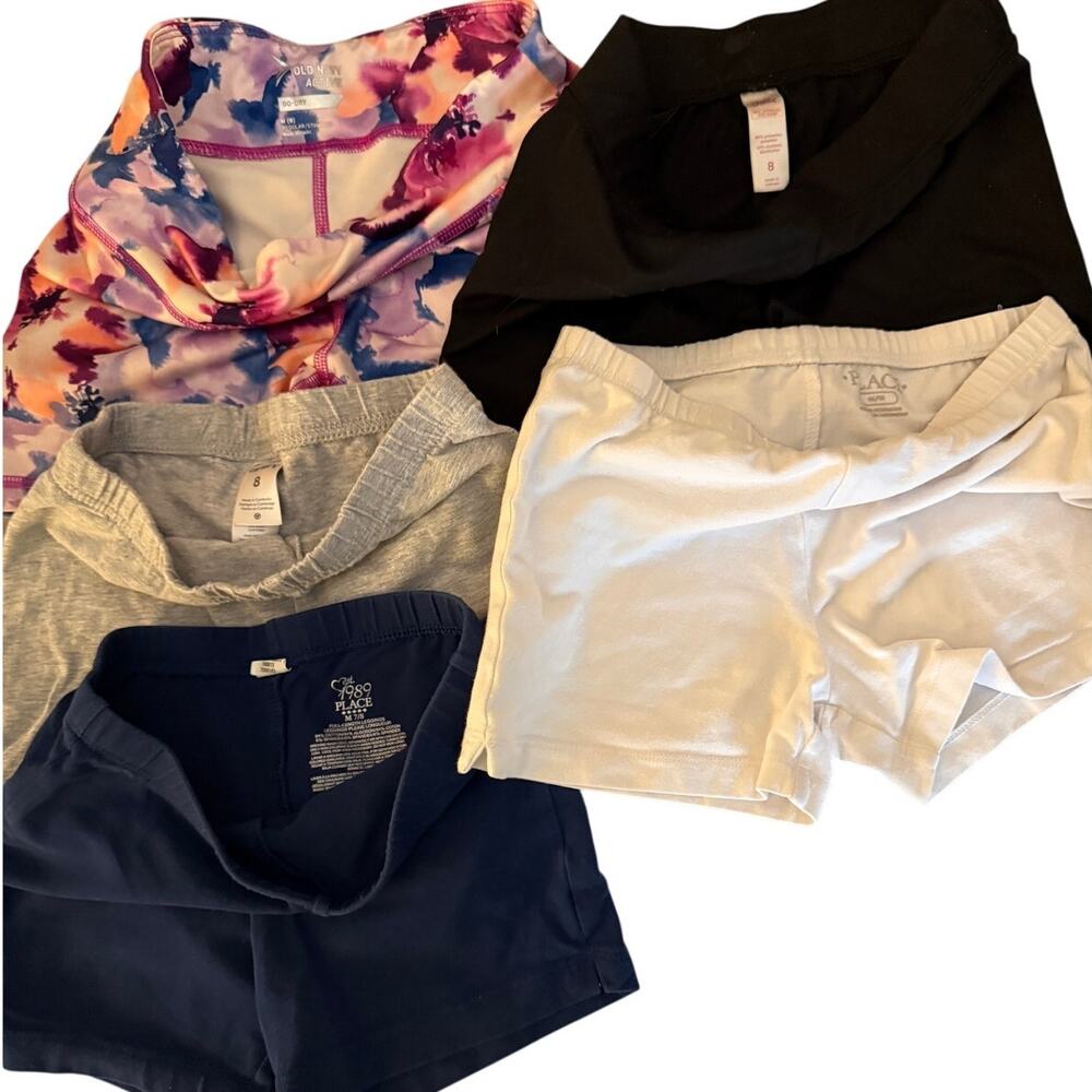 Childrens Place Justice Old Navy bike short bundle size 7/8